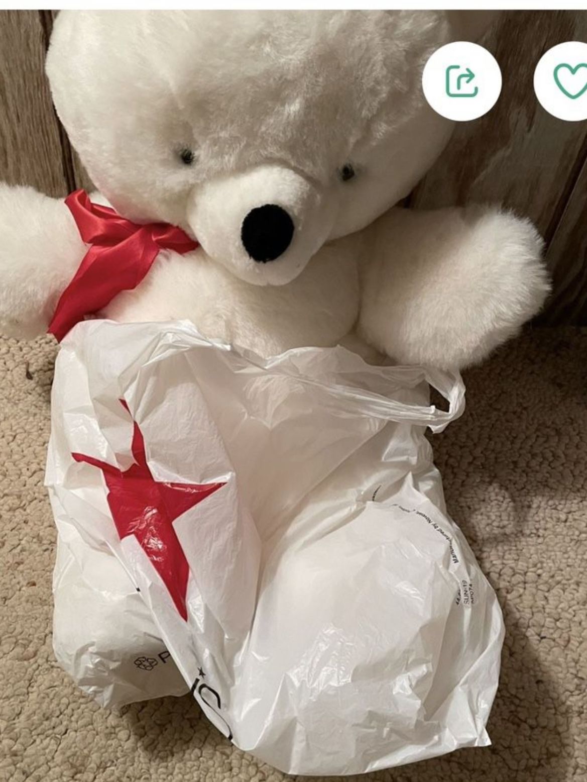 Large Plush Teddy Bear