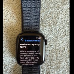 New Apple Watch Series 10 GPS 42mm Jet Black Aluminum Case with Ink Sport Loop