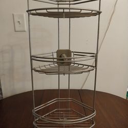 Bathroom 3 Tier Adjustable Steel Storage Organizer 