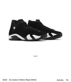 Jordan 14 “black And White” 