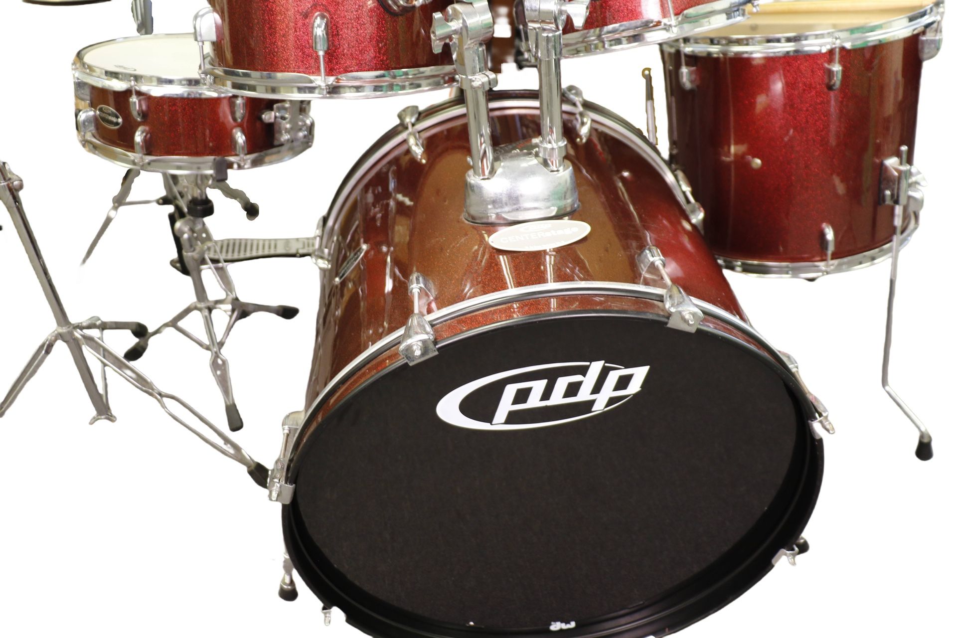 PDP Drum Set with Cymbals & MAPEX Drum Throne – Complete 5-Piece Kit