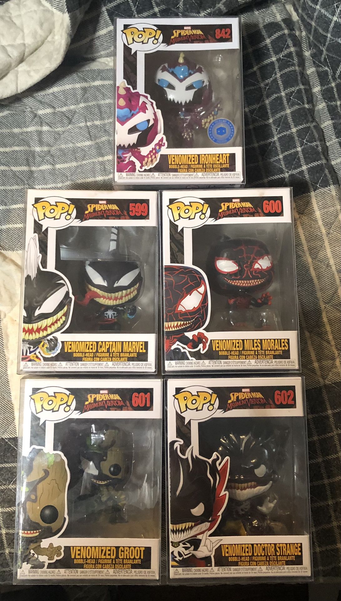 Spider-Man Maximum Venom 5-piece Funko Pop Bundle