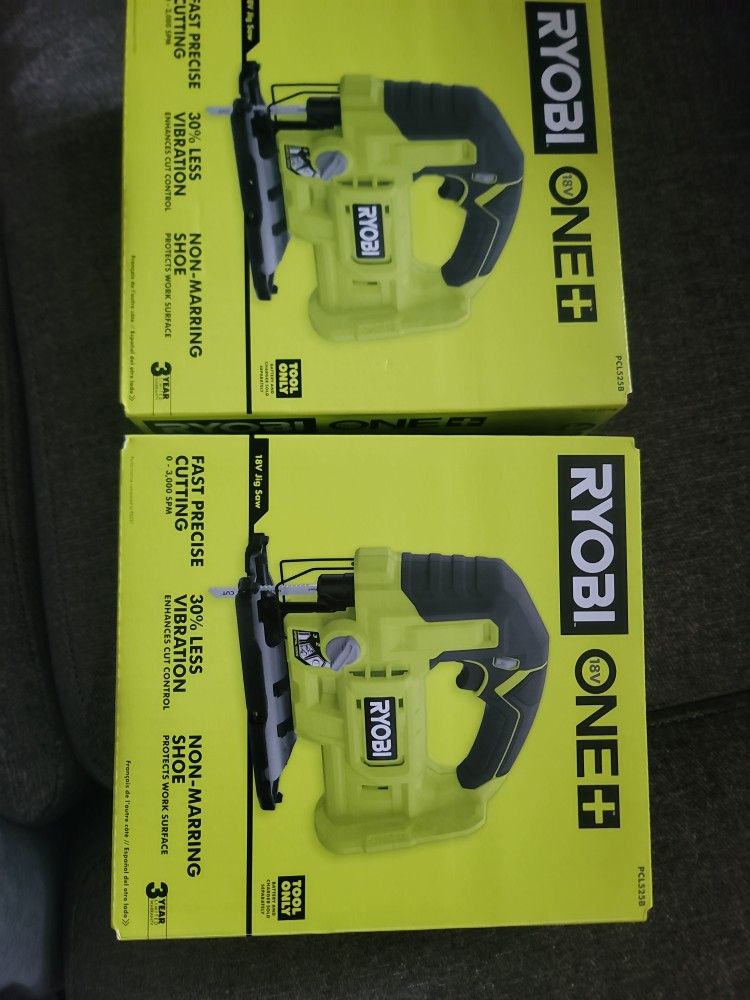 RYOBI 18V ONE + JIG DAE (TOOL ONLY)NEW $70 EACH