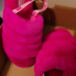 New Pink UGGS slip on - size 6