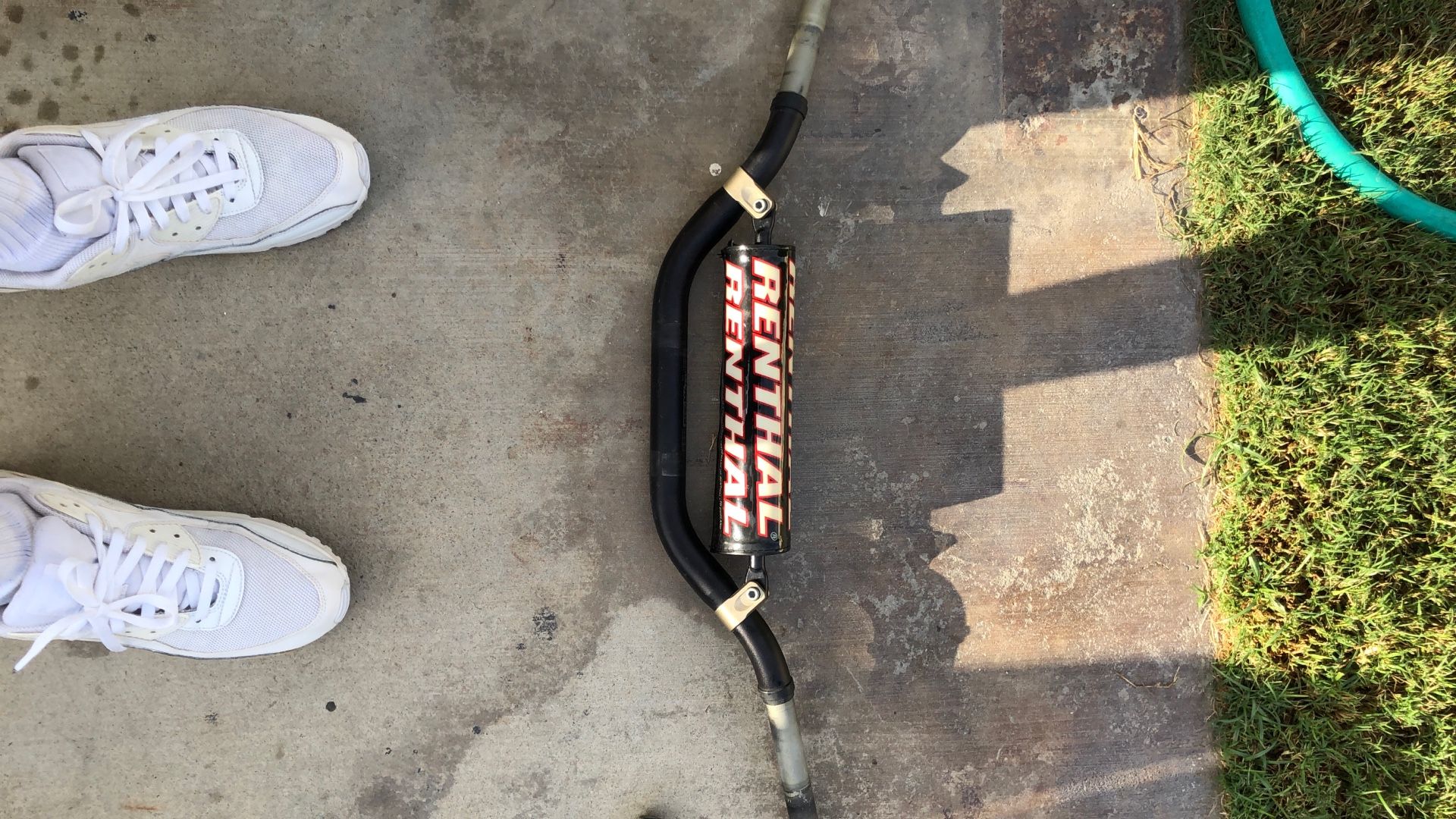 Dirtbike handlebars, rental, twin wall in good condition