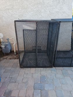 Heavy Duty Metal Cages (2 total) - Read detail not $1