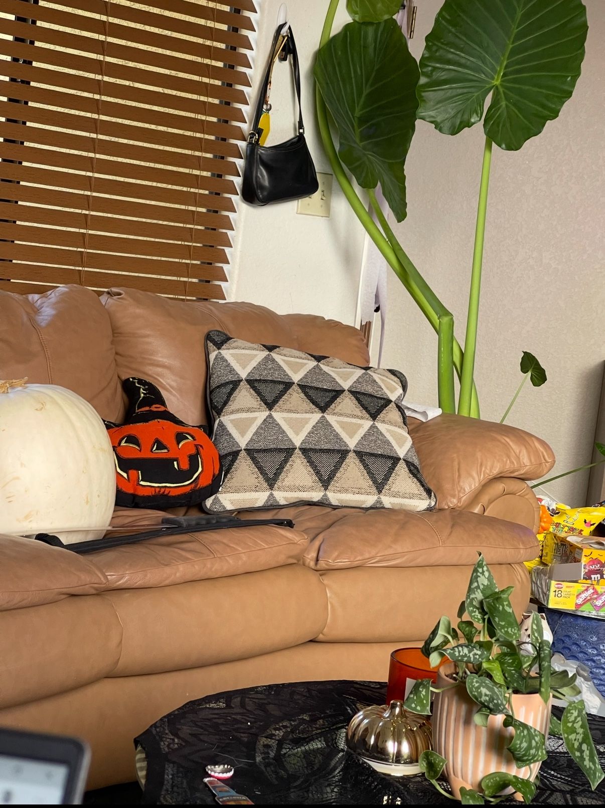 Leather Couch And Matching Armchair