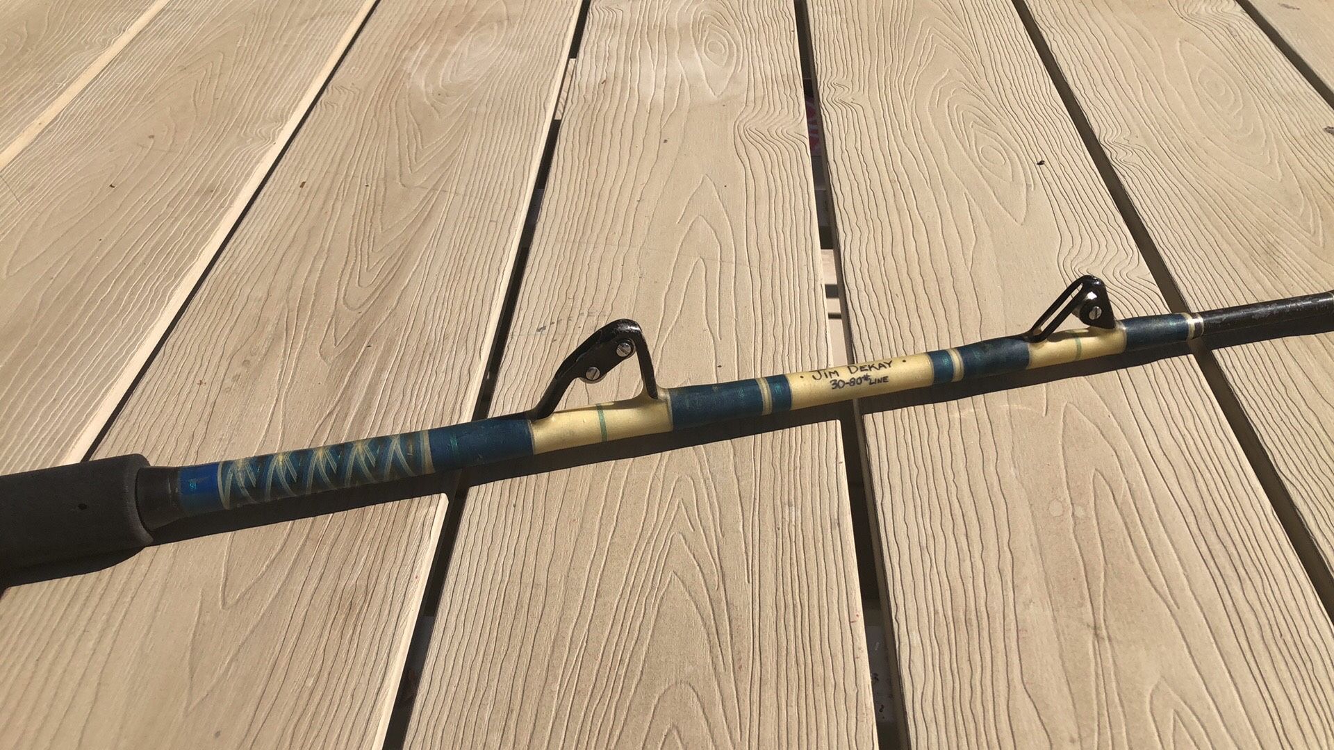 Calstar Custom 760L All Roller 30 80 Lb 6'2” Big Game Fishing Rod