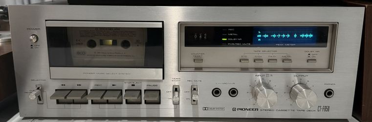 Pioneer Cassette  Deck CT-F650 - Professionally Serviced - New Belts