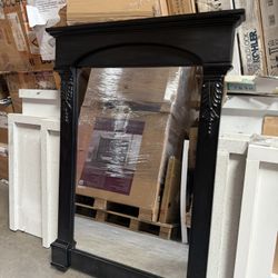 Bathroom Vanity Mirror in Antique Black