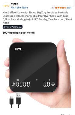 BRAND NEW COFFEE SCALE WITH TIMER!
