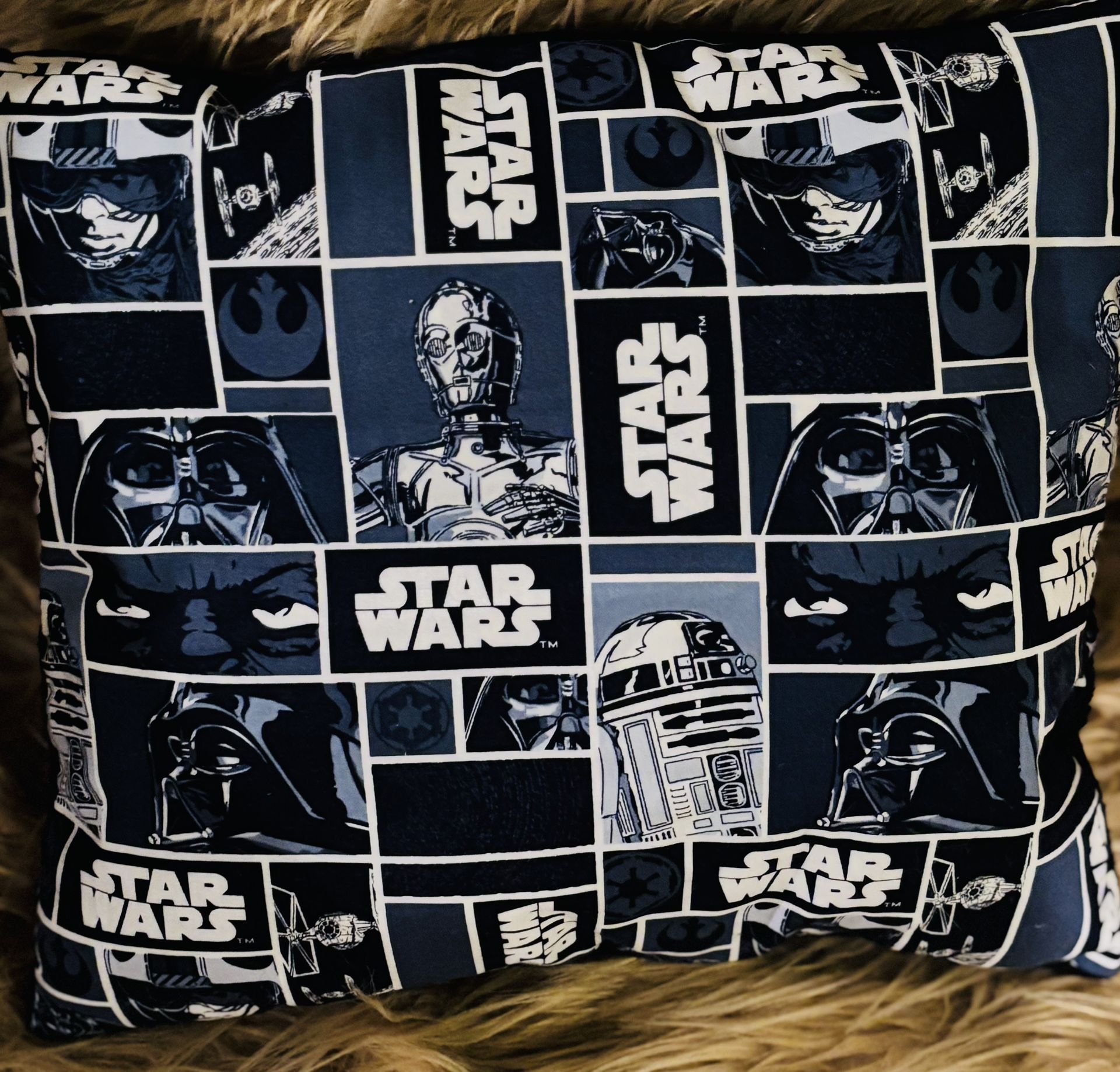 Star Wars Room Decor Small Pillow 15”x13” Handmade New
