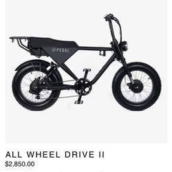 Pedal Electric Bike $1,100  OBO Must Go