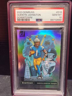 Psa 10 gem rookie Quentin Johnston downtown