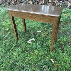 Small Wood Side Table