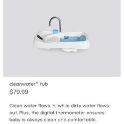 4mom Clean Water Baby Bathtub 