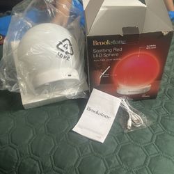 Smoothing Red Led sphere