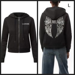 New Women's Sweater/Hoodie Size Large From True Religion 