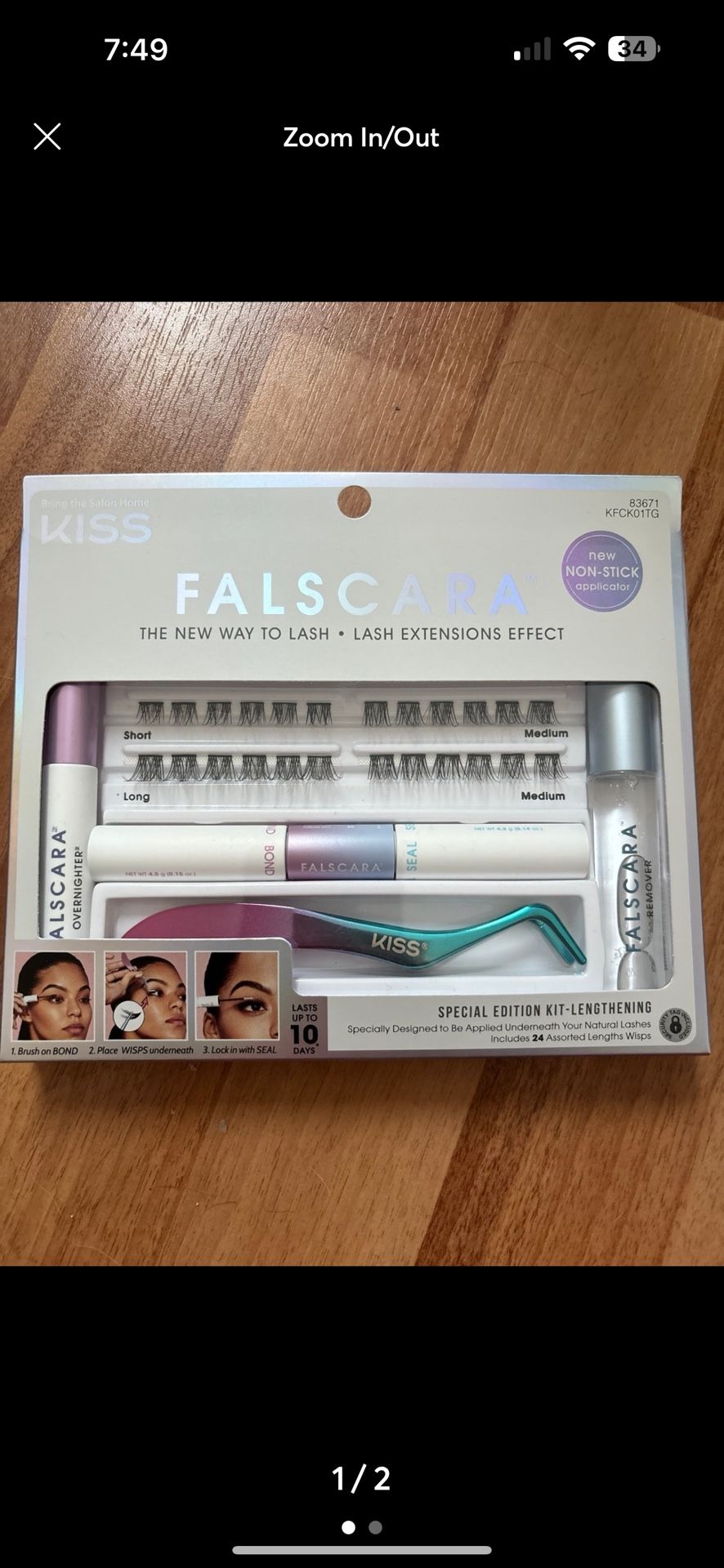 KISS Falscara Lash Extension Kit