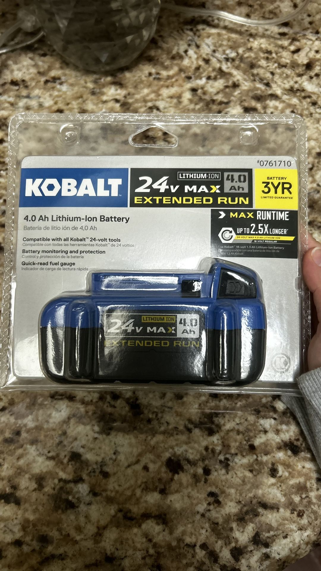 24v KOBALT Lithium-lon Battery