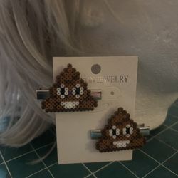 Perler Bead Hair Clips