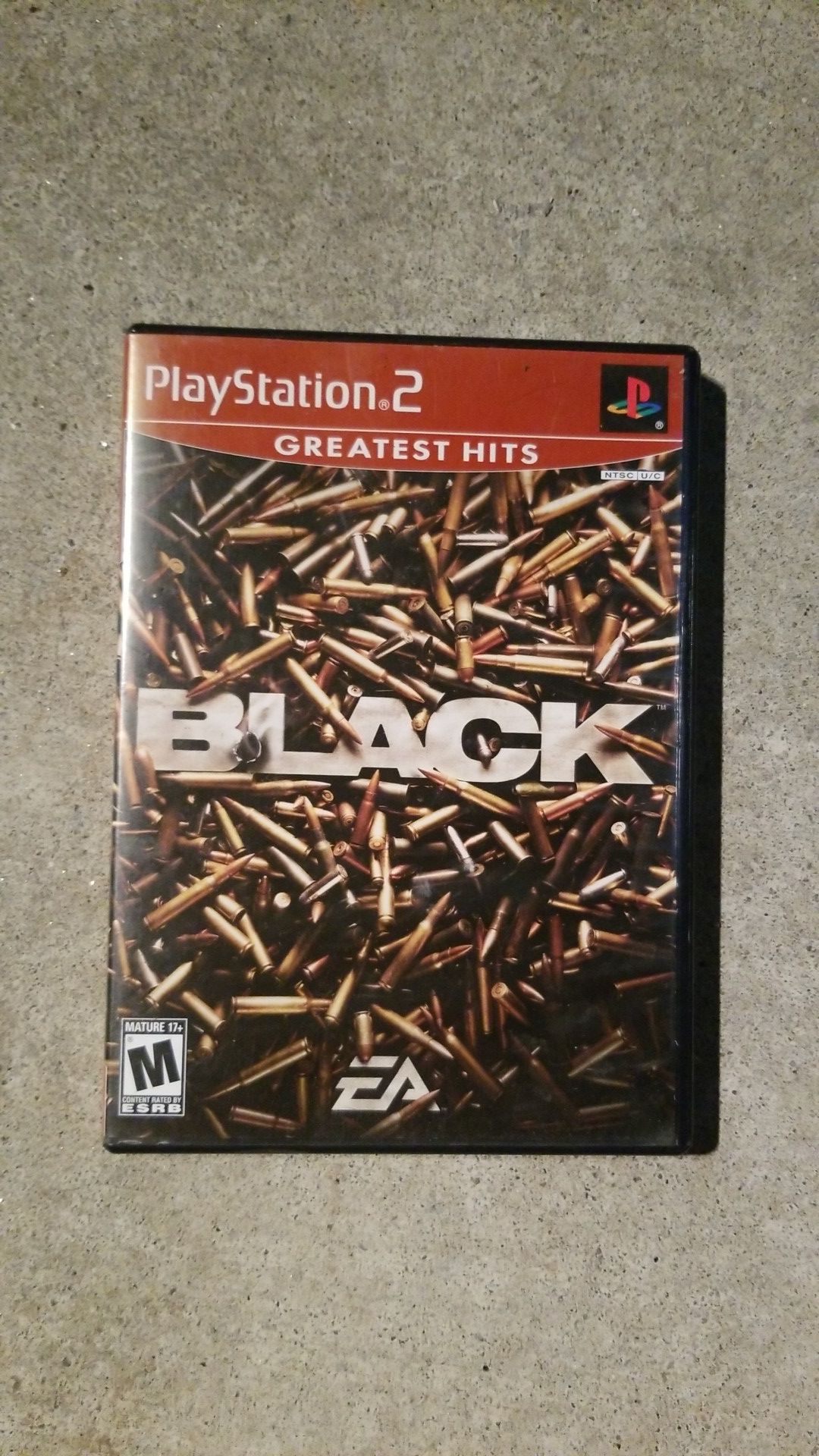 Ps2 game (black)