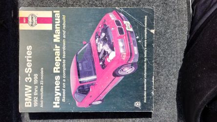 BMW 3 Series Haynes Repair Manual