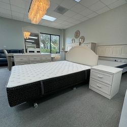 Queen bedroom set (FREE 24H DELIVERY AND SETUP)