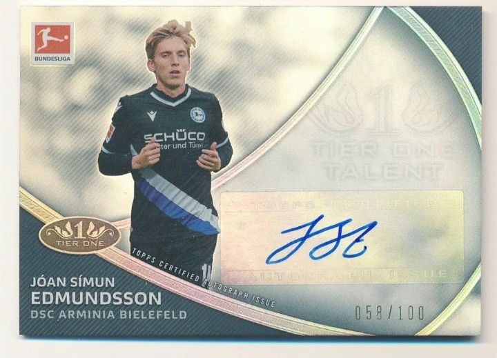Super Nice Joan Simun Edmundsson Auto, 58/100 Card In MINT CONDITION