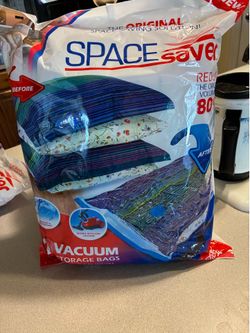 Brand new pkg of 10 Super Saver medium vacuum storage bags w/hand pump included. SEE ALL PIC, NW Phx, 43rd Ave & Thunderbird