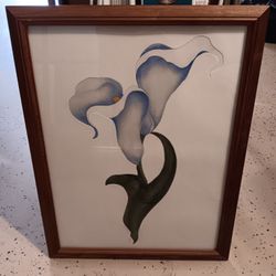 FRAMED ARTWORK - 21"  Wide  x  27" High