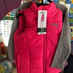 Kids Puma Purffer vest Set(girls)