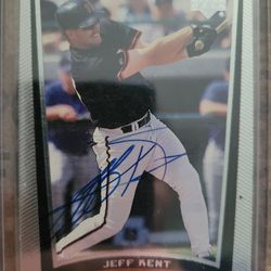 99 Upper Deck Jeff Kent AUTO!