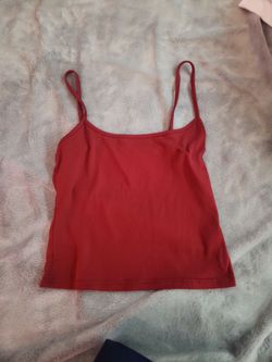 Spaghetti strap tank top