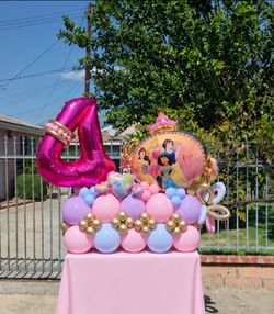 Princess balloon bouquet