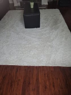 White Rug 8ft By 10ft Have Small Spot That Need Washing