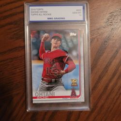 2019 TOPPS #600 SHOHEI OHTANI ALL-ROOKIE GEM MT 10