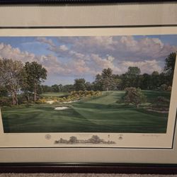 Presidential Stamped Pennsylvania Golf Course 16th Hole.  Authenticated. 