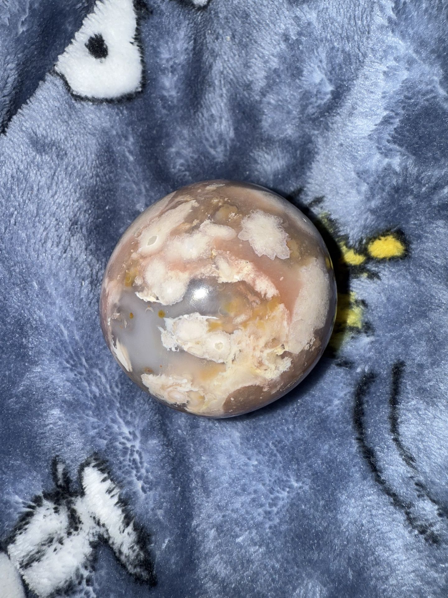Flower Agate Sphere Crystal