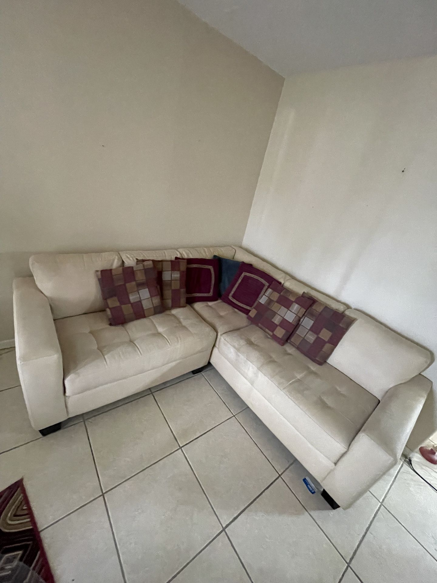 Sofa And Throw Pillows