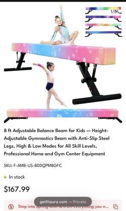 Gymnastic Balance Beams