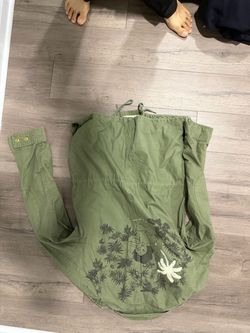 Scotch and Soda Olive Green Cargo jacket with Graphic Print