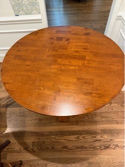 Solid Wood Circle Pedestal Dining Table – Great Bones, DIY Restoration Project