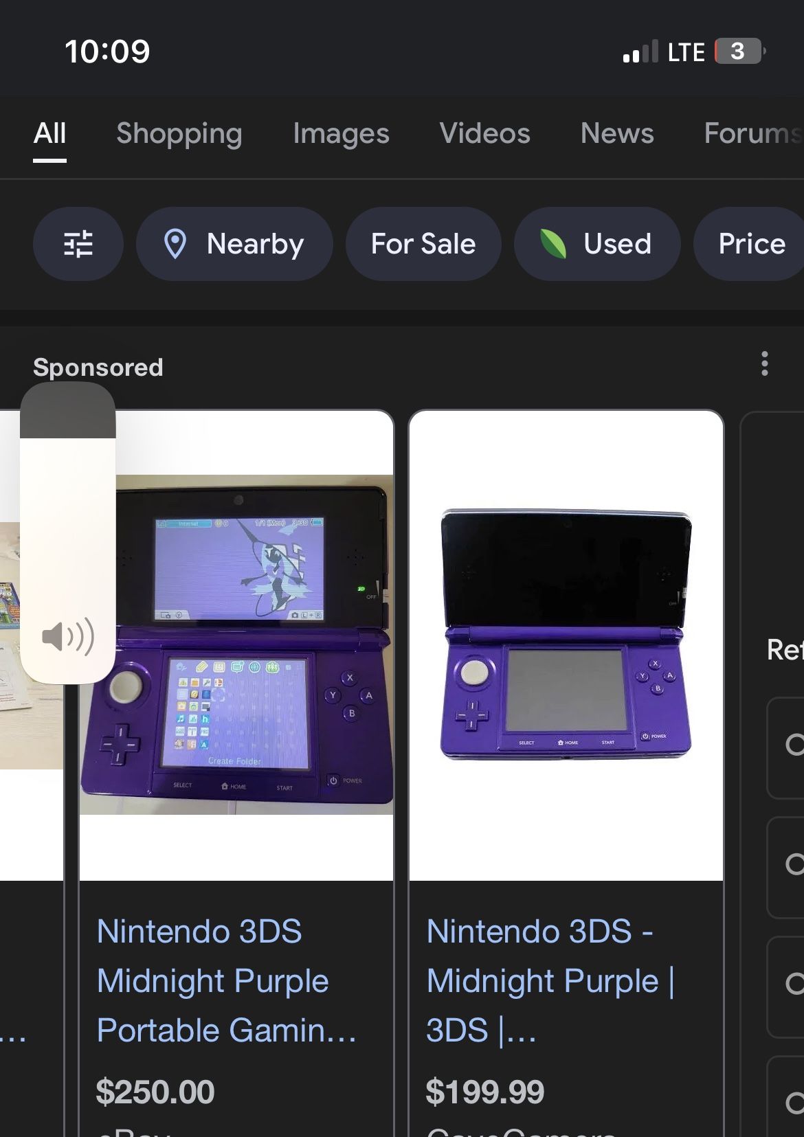 Nintendo, 3DS midnight, purple