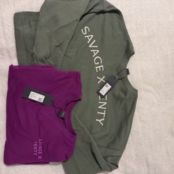 Savage x Fenty cropped crewnecks.brand new