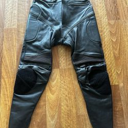 Motorcycle Leather Pants 