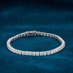 4mm Moissanite Bracelet