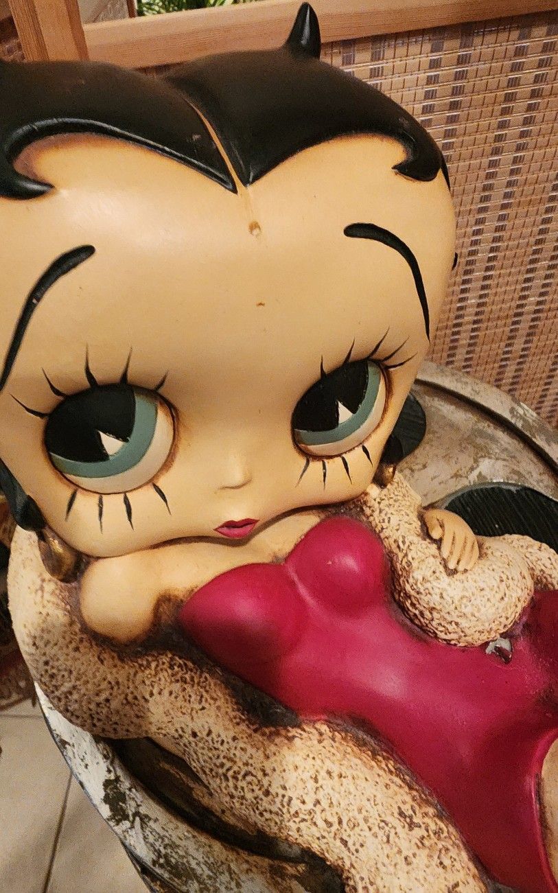 Betty Boop 5-Shelf CD/Book/Remote Vintage Statue for Sale in