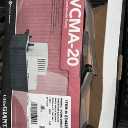 Little Giant Condensate Pump And A Small Low Profile Fountain Pump