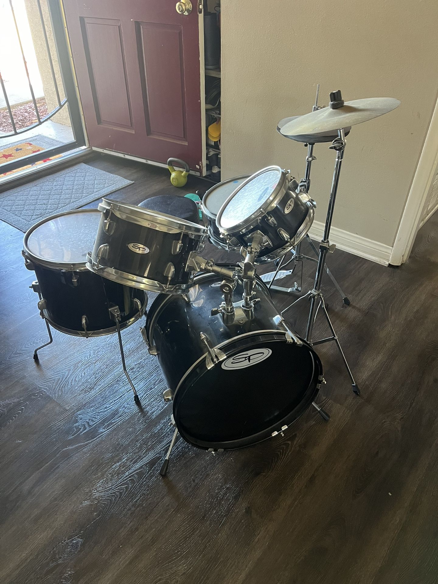 SP Sound Percussion 5 Piece Junior Drum Kit Complete